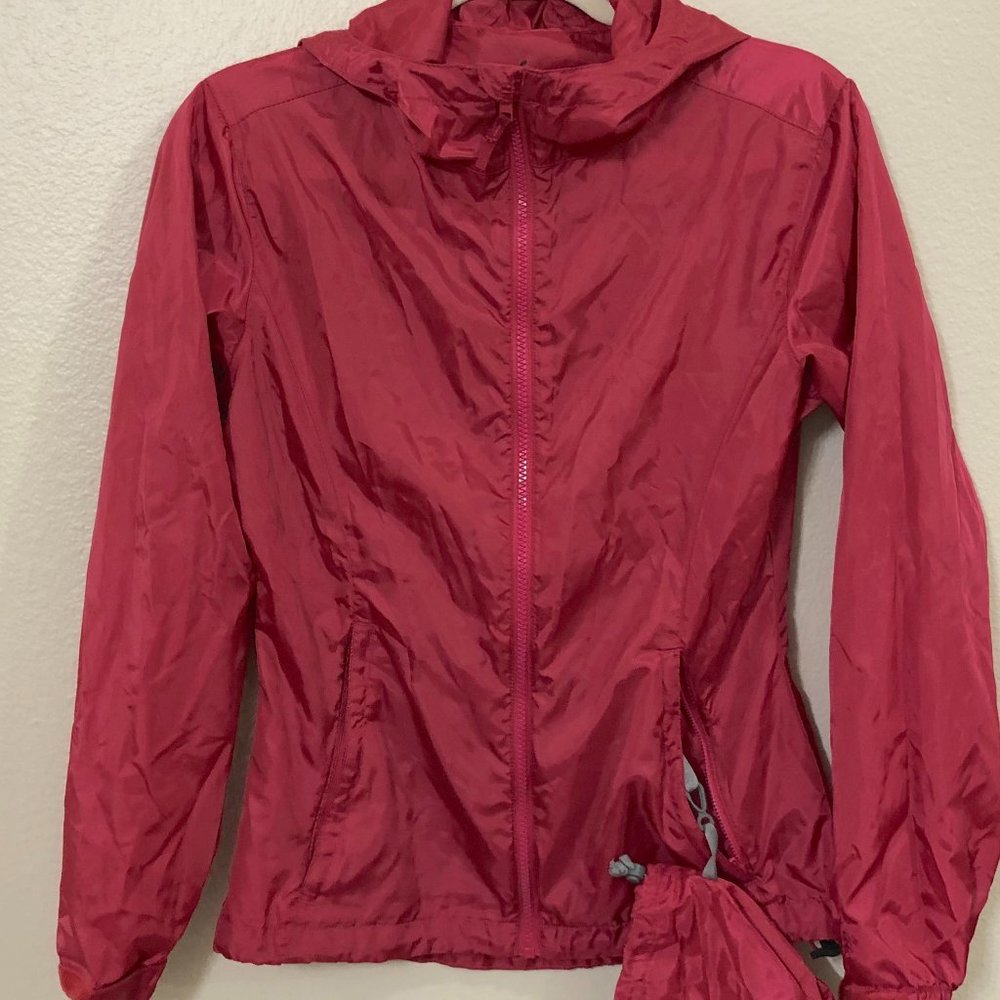 SIERRA DESIGNS Waterproof Rain Jacket Shell Packable Lightweight Windbreaker